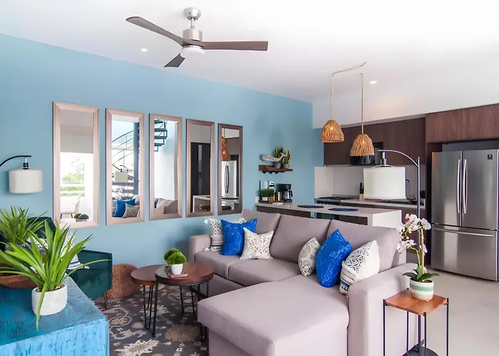 Luxury Penthouse W-jacuzzi In The Heart Of Tulum